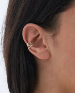 Bijou Brigitte Anneau pour oreille - Golden Glow
