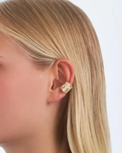 Bijou Brigitte Anneau pour oreille - Hammered Gold Clearance