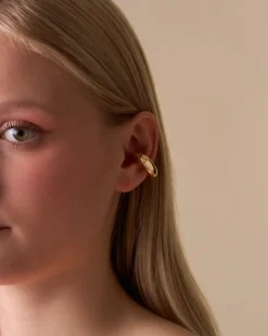 Bijou Brigitte Anneau pour oreille - Puffy Gold Sale
