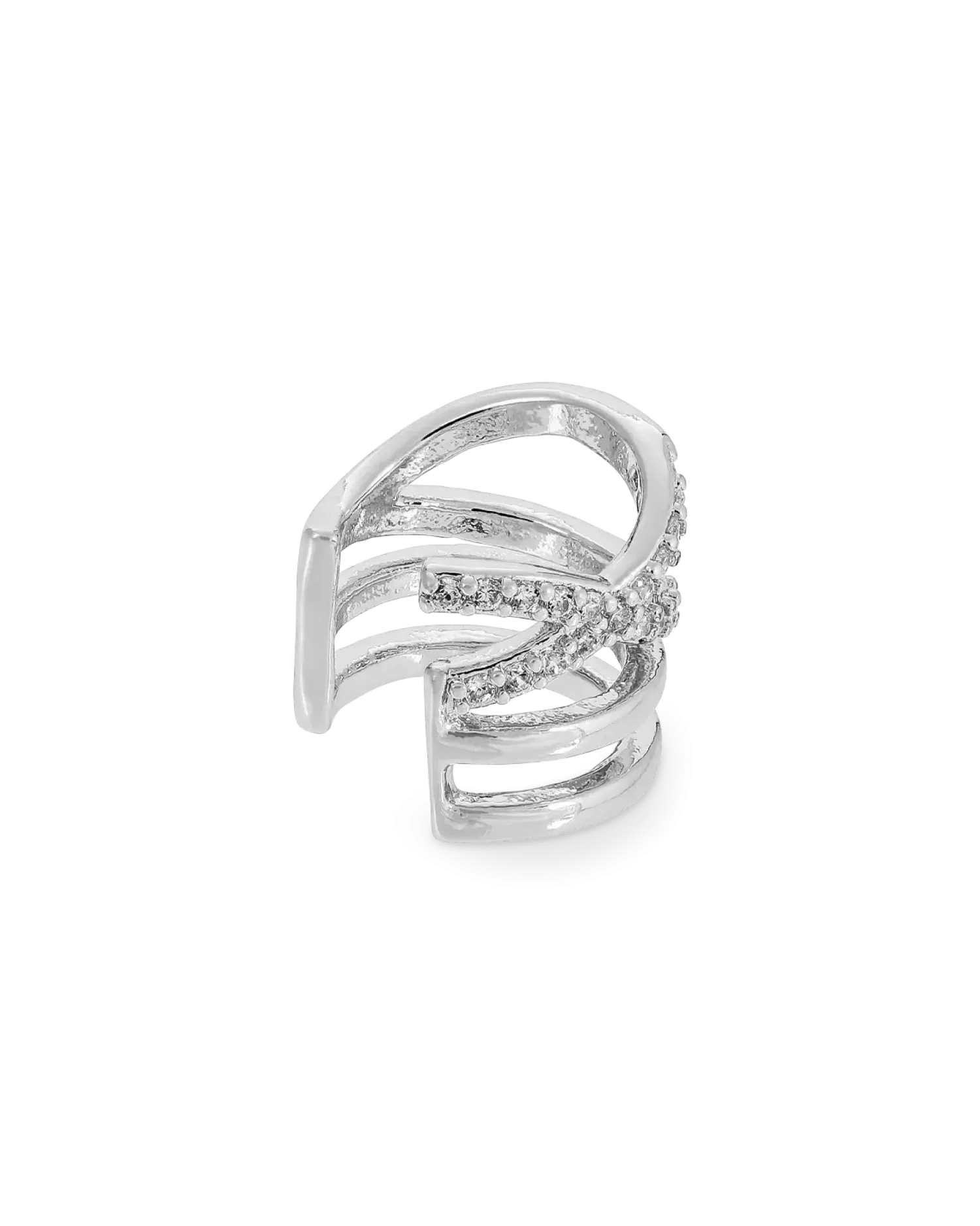 Bijou Brigitte Anneau pour oreille - Silver Glow Outlet
