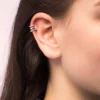 Bijou Brigitte Anneau pour oreille - Silver Stripes Online