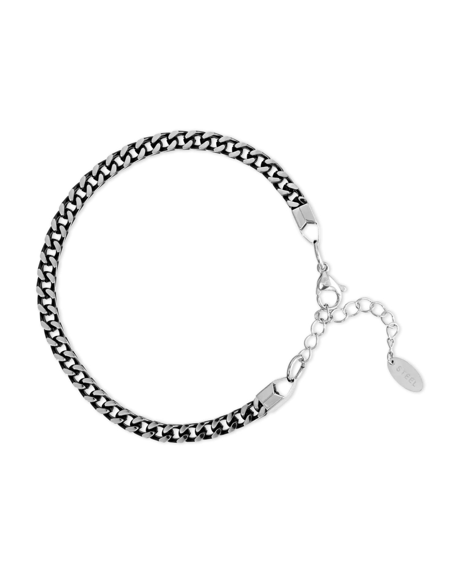 Bijou Brigitte Bacelet pour homme - Antique Silver New