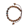 Bijou Brigitte Bacelet pour homme - Bold Brown
