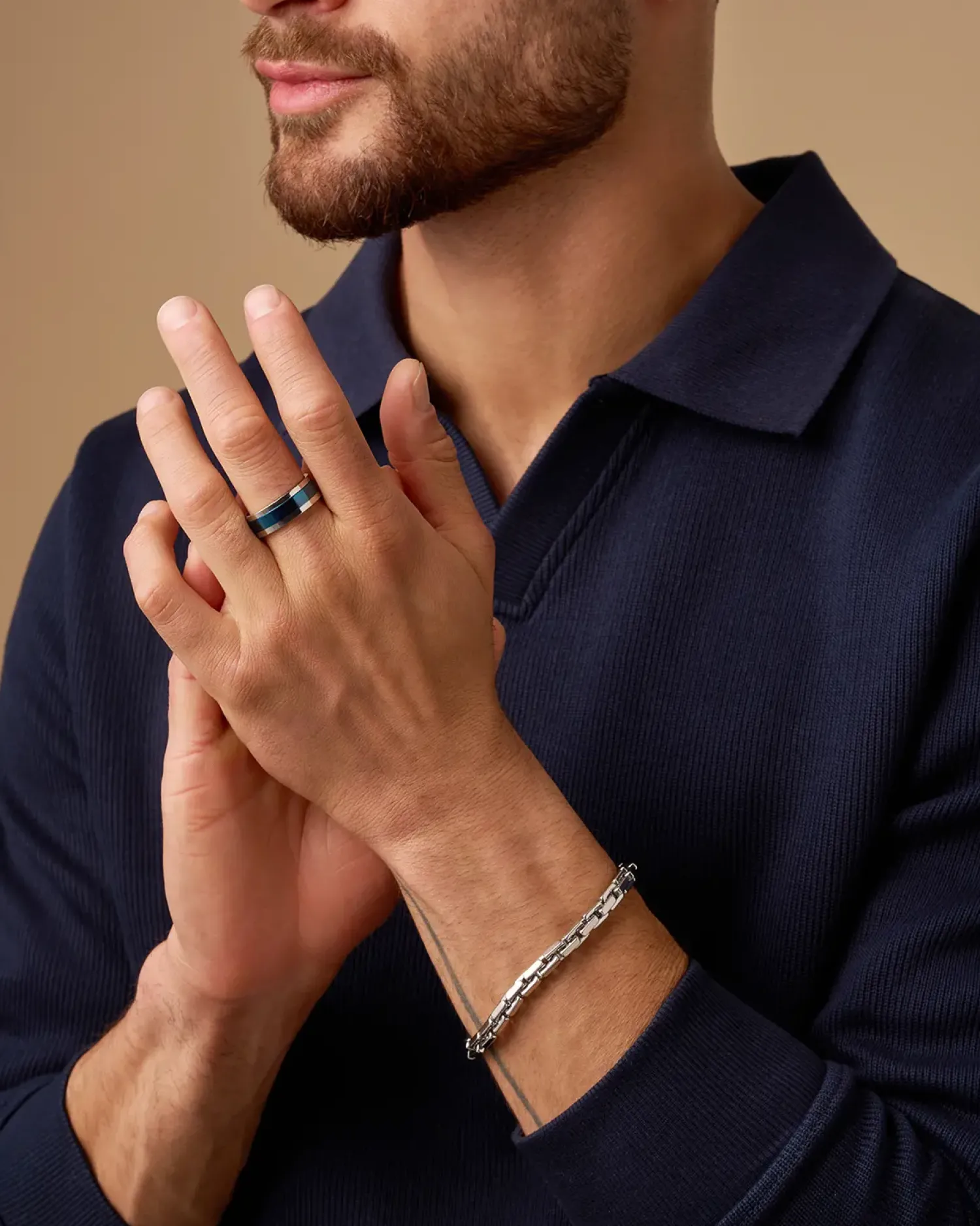 Bijou Brigitte Bacelet pour homme - Pure Steel Outlet