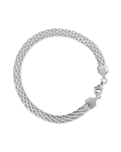 Bijou Brigitte Bacelet pour homme - Silver Mesh Sale