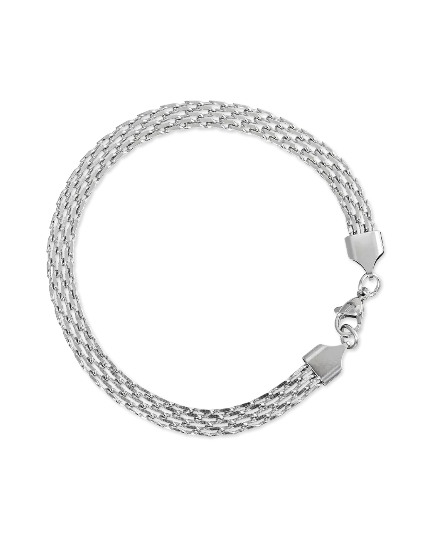 Bijou Brigitte Bacelet pour homme - Silver Mesh Sale