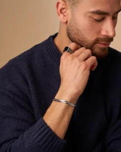 Bijou Brigitte Bacelet pour homme - Silver Moment Discount