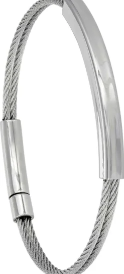Bijou Brigitte Bacelet pour homme - Simple Steel Best