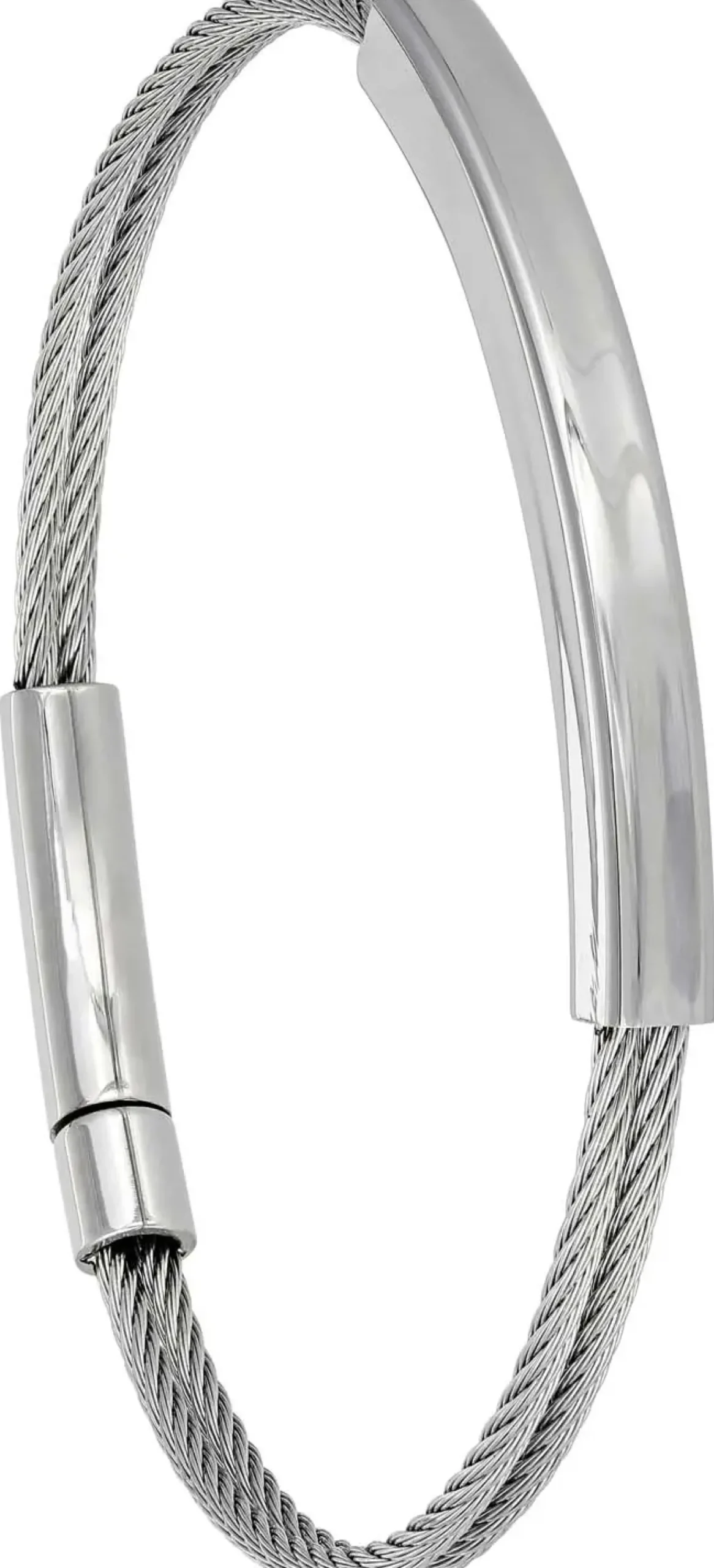 Bijou Brigitte Bacelet pour homme - Simple Steel Best