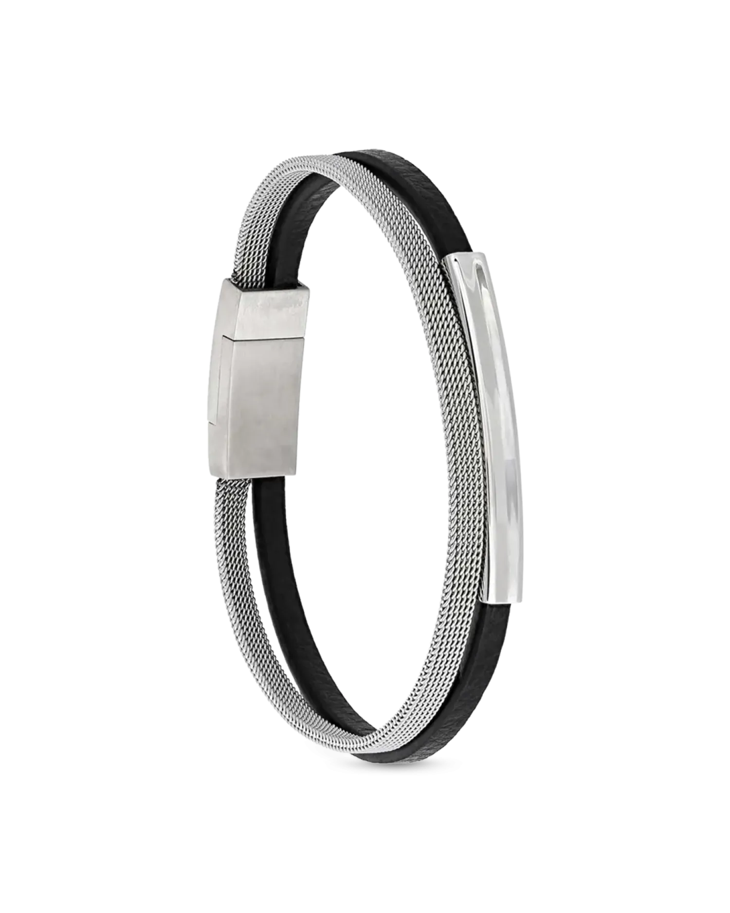Bijou Brigitte Bacelet pour homme - Steel Classic Discount