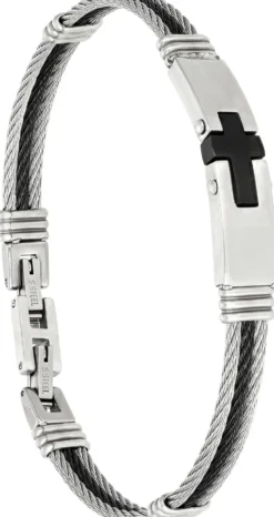 Bijou Brigitte Bacelet pour homme - Steel Cross Sale
