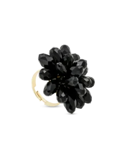 Bijou Brigitte Bague - Black Flower Outlet