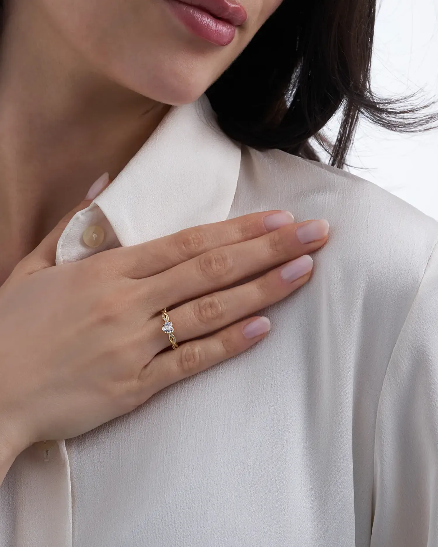 Bijou Brigitte Bague - Braided Heart Best