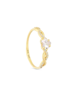 Bijou Brigitte Bague - Braided Heart Best