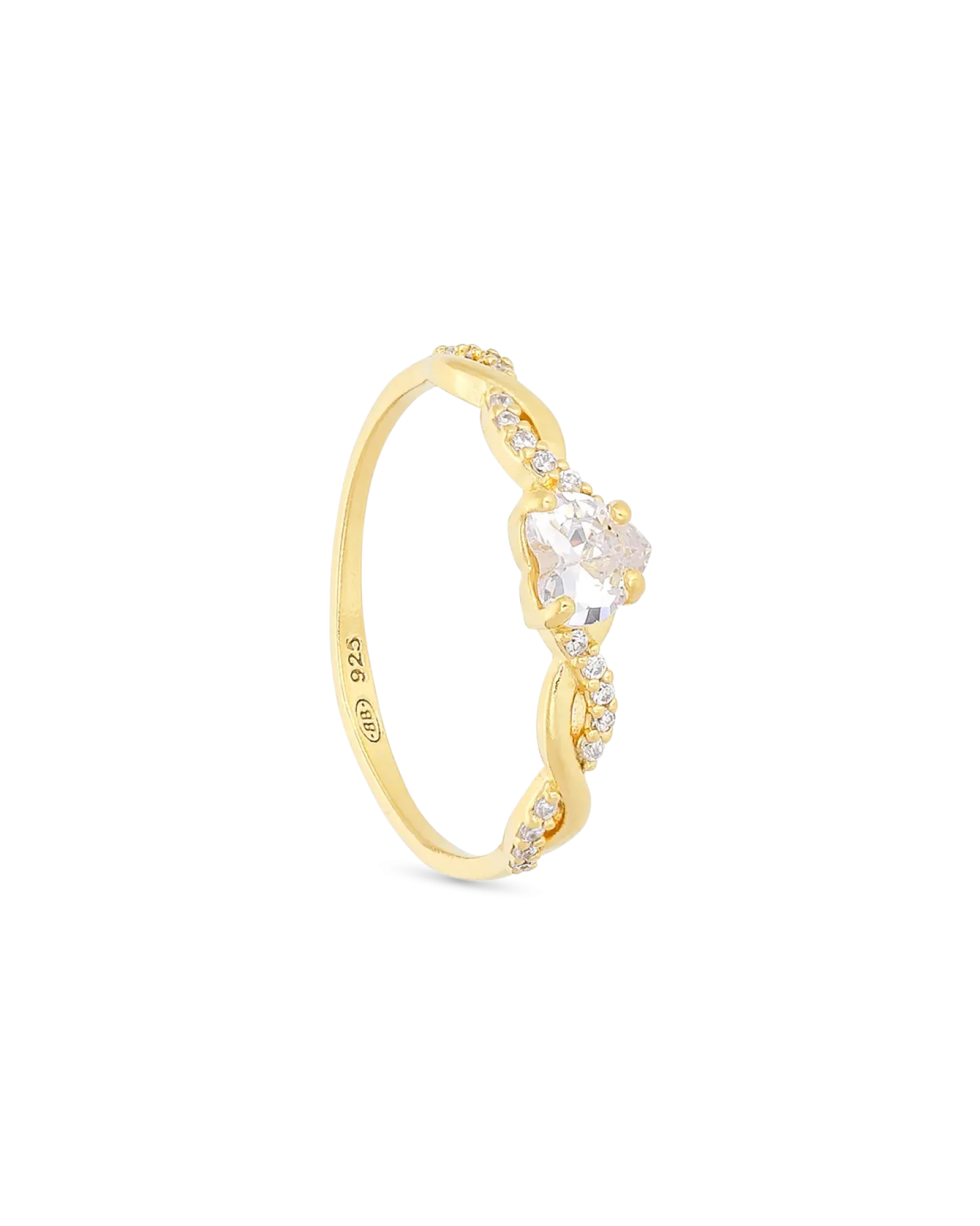 Bijou Brigitte Bague - Braided Heart Best