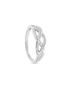 Bijou Brigitte Bague - Braided Sparkle Discount