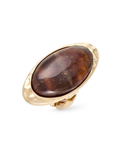 Bijou Brigitte Bague - Brown Oval Outlet