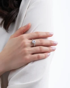 Bijou Brigitte Bague - Cubic zirconia ovale Outlet