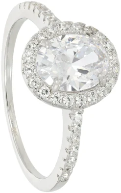 Bijou Brigitte Bague - Cubic zirconia ovale Outlet