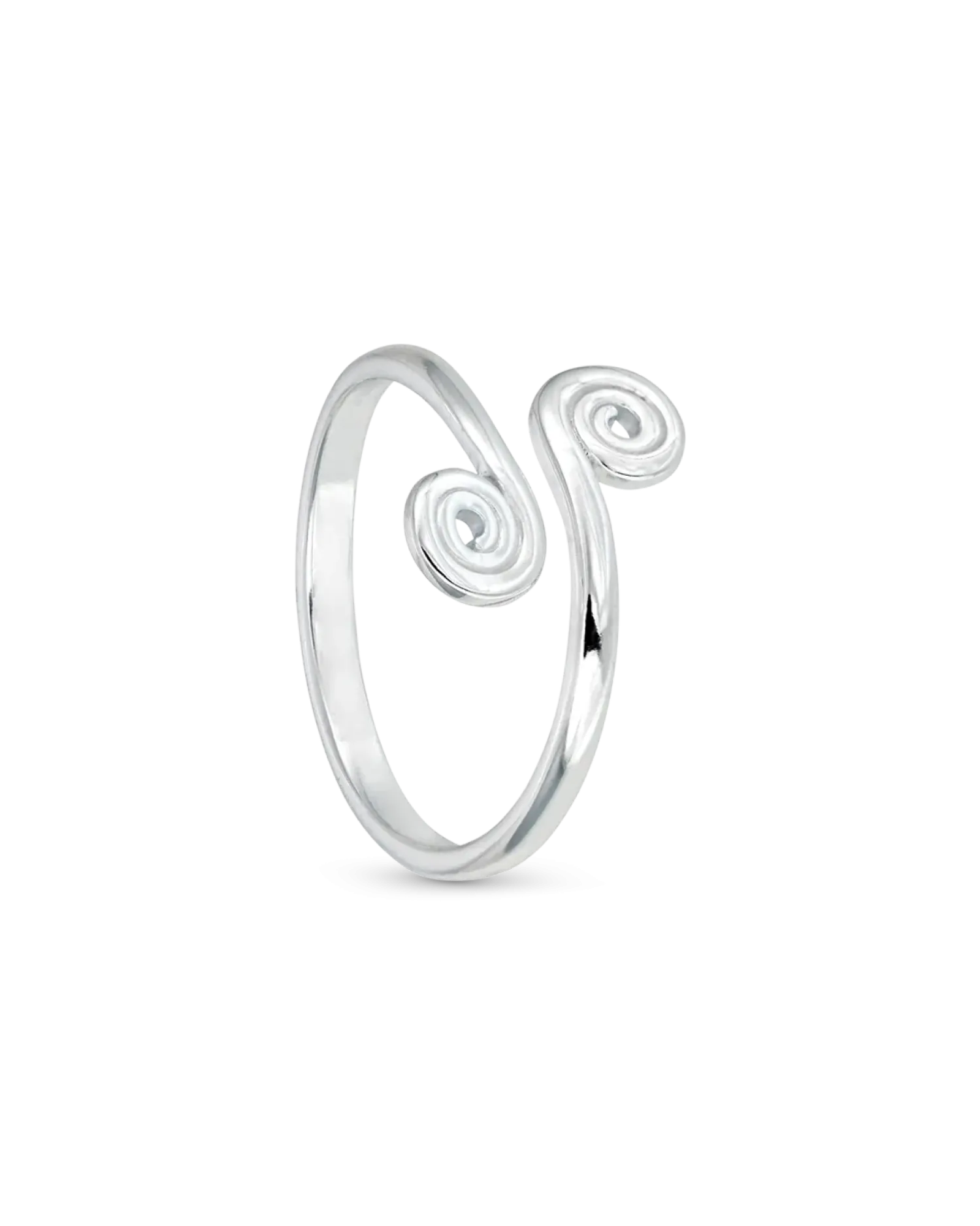 Bijou Brigitte Bague d'orteil - Silver Swirl Best