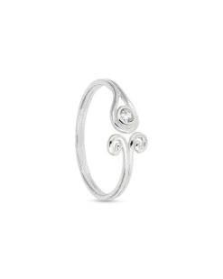 Bijou Brigitte Bague d'orteil - Zirconia Swirl Online