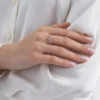 Bijou Brigitte Bague en argent massif - Cuddling Moon Best