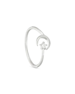 Bijou Brigitte Bague en argent massif - Cuddling Moon Best