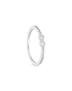 Bijou Brigitte Bague en argent massif - Infinity Rush Online