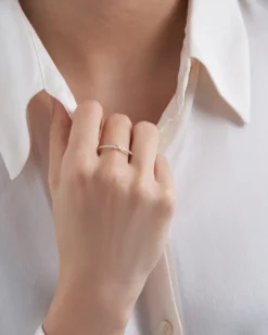 Bijou Brigitte Bague en argent massif - Infinity Rush Online