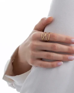 Bijou Brigitte Bague - Filigree Gold Sale