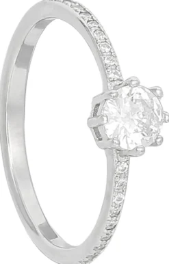 Bijou Brigitte Bague - Glamorous Silver New