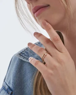 Bijou Brigitte Bague - Heart Duo New