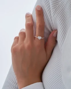 Bijou Brigitte Bague - Iced Heart Discount