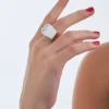 Bijou Brigitte Bague - Icy Steel Outlet