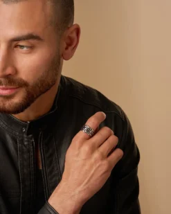 Bijou Brigitte Bague pour homme - Antique Weave Sale