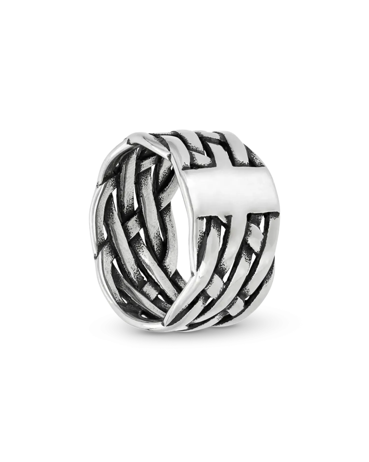 Bijou Brigitte Bague pour homme - Antique Weave Sale