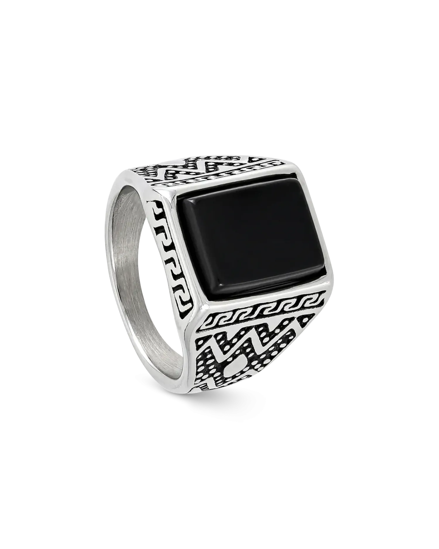 Bijou Brigitte Bague pour homme - Black Shine Hot