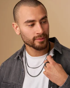 Bijou Brigitte Bague pour homme - Blue Line