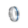 Bijou Brigitte Bague pour homme - Blue Stripe