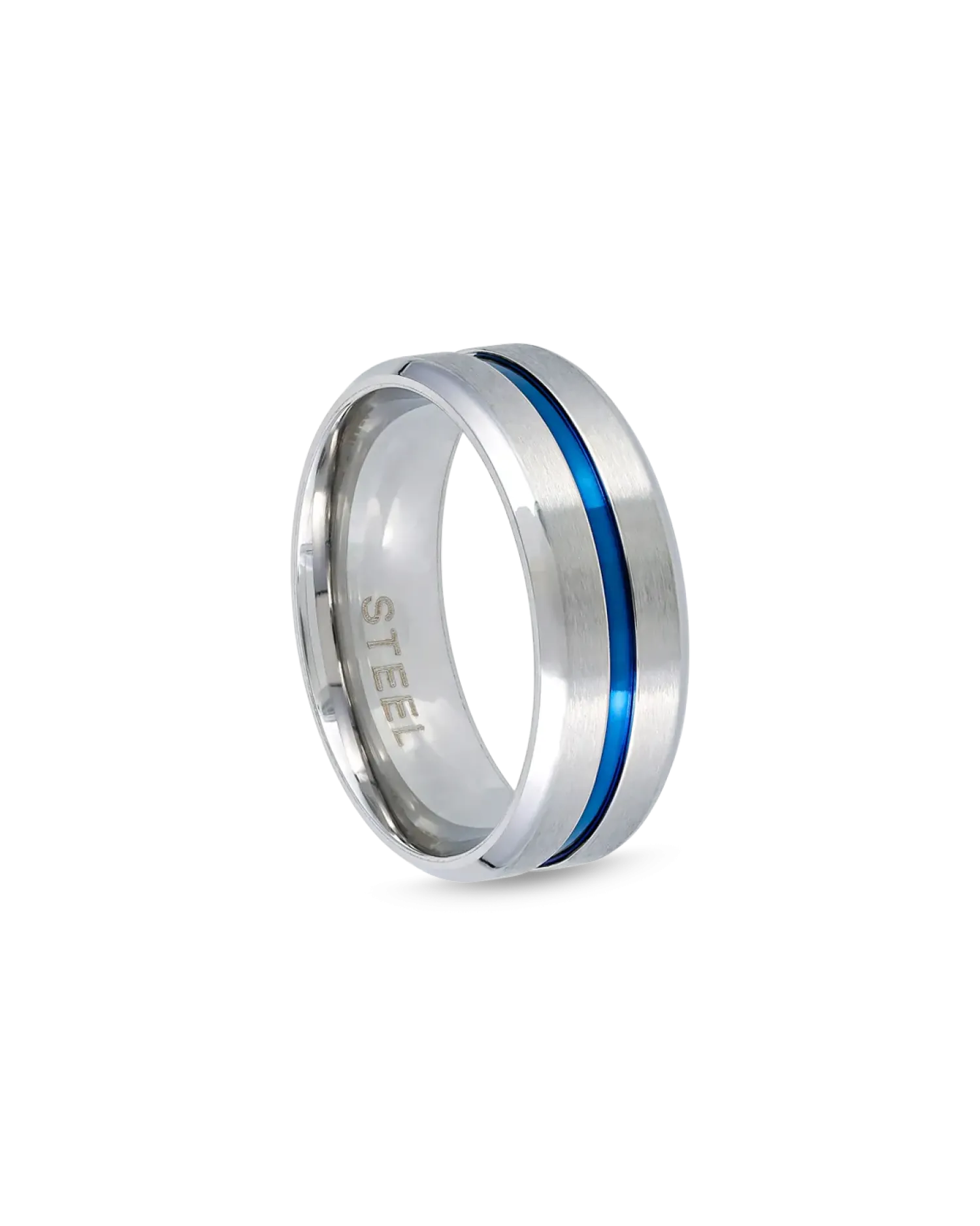 Bijou Brigitte Bague pour homme - Blue Stripe