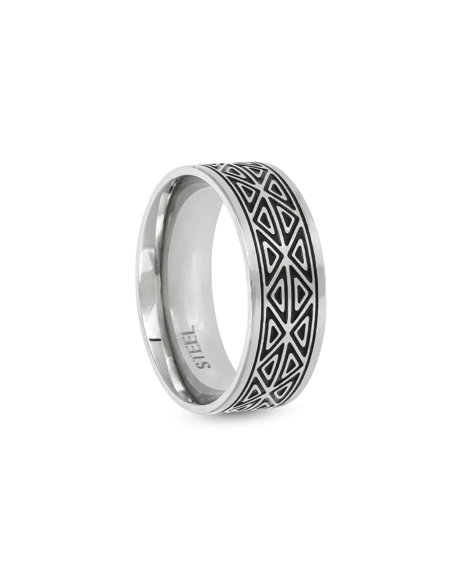 Bijou Brigitte Bague pour homme - Casual Silver Discount