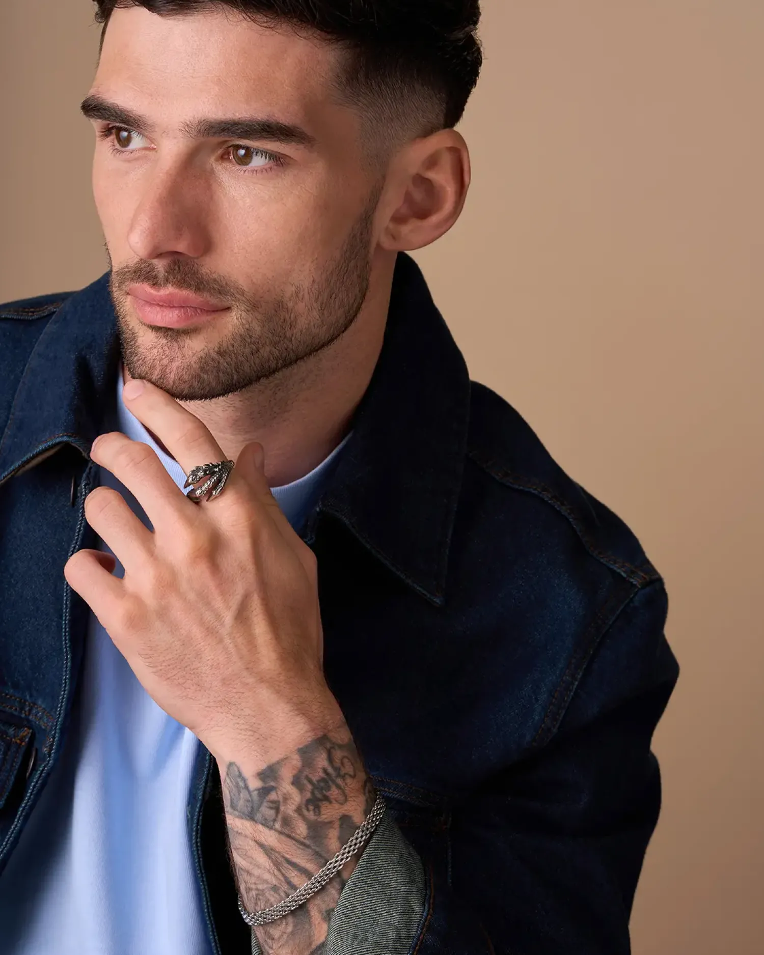 Bijou Brigitte Bague pour homme - Steel Claw Hot