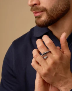 Bijou Brigitte Bague pour homme - Steel Dragon Outlet