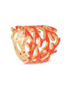 Bijou Brigitte Bague - Red Coral Hot