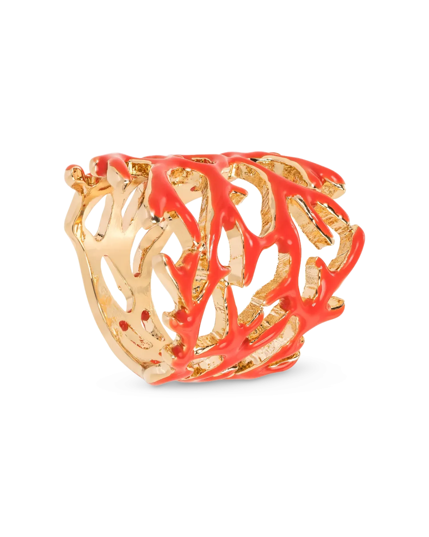 Bijou Brigitte Bague - Red Coral Hot