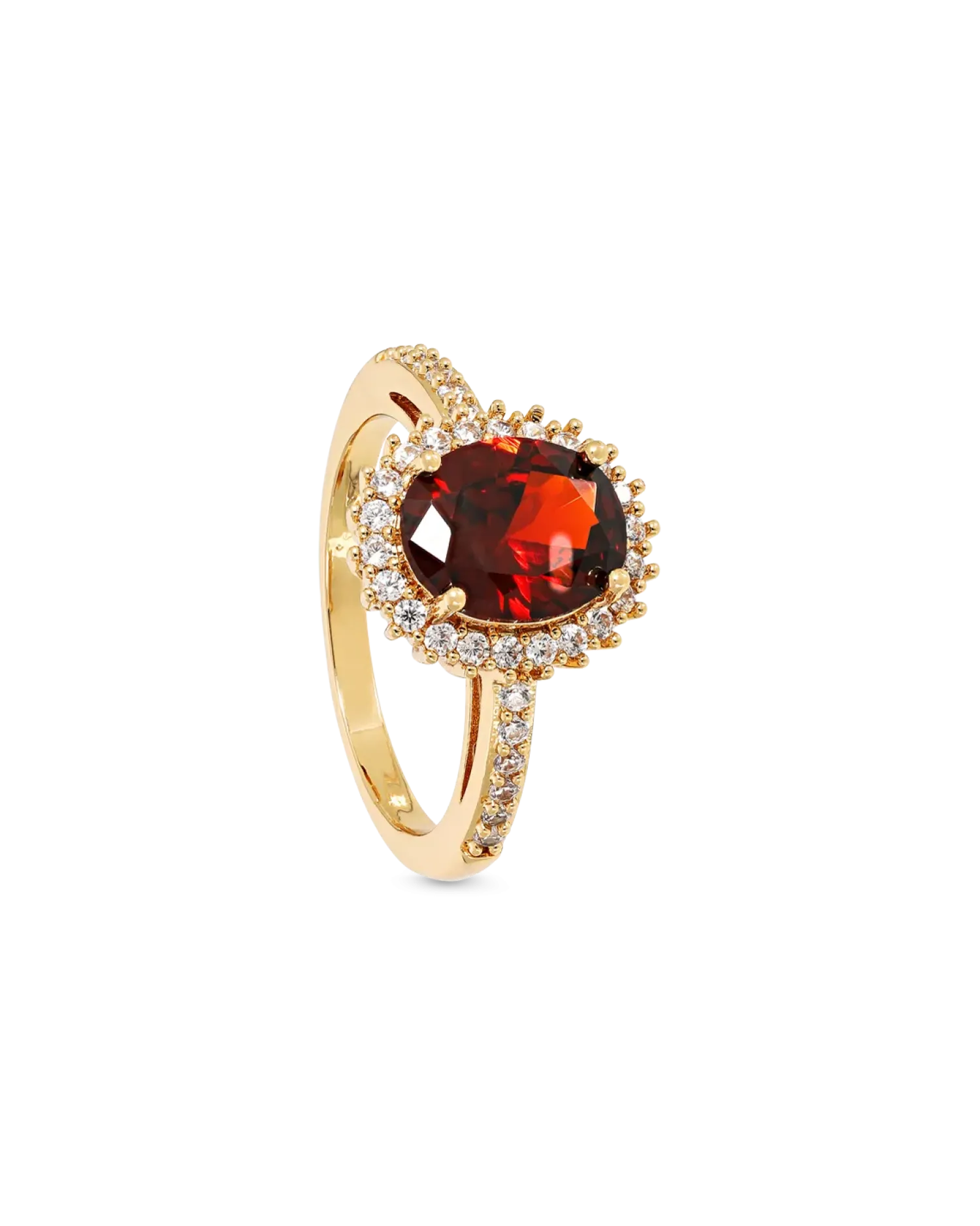 Bijou Brigitte Bague - Red Oval