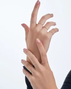 Bijou Brigitte Bagues de phalange - Shining Round Sale