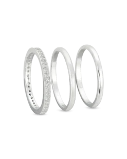 Bijou Brigitte Bague - Set of Silver Outlet