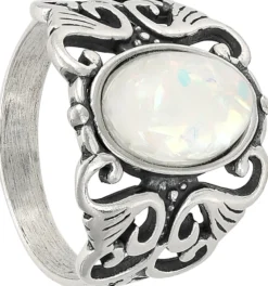Bijou Brigitte Bague - Silver Opal