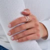 Bijou Brigitte Bague - Silver Spiral